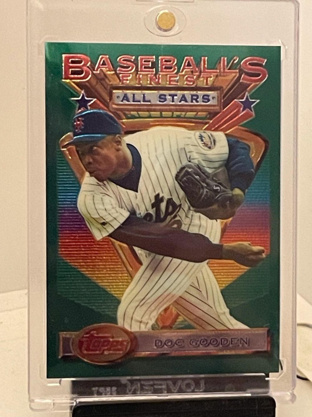 DOC GOODEN 1993 TOPPS FINEST BASEBALL CHROME